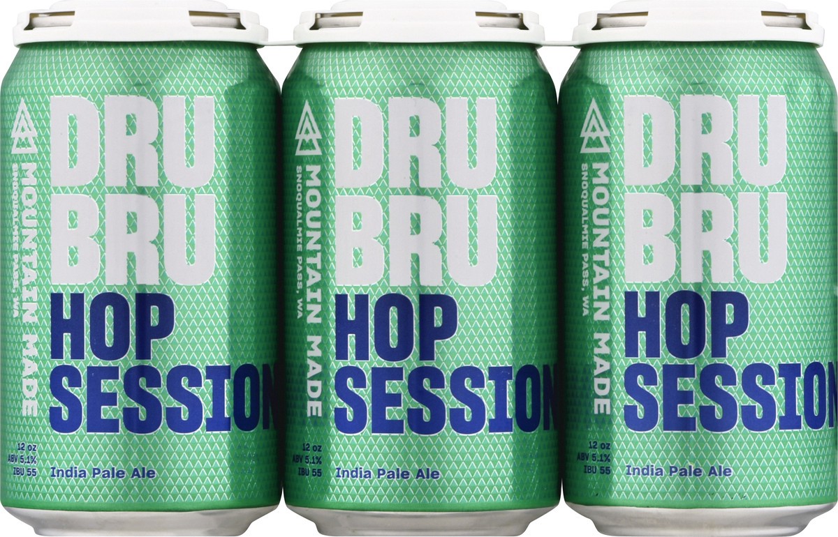 slide 5 of 10, Dru Bru 6 Pack India Pale Ale Hop Session Beer 6 ea, 6 ct
