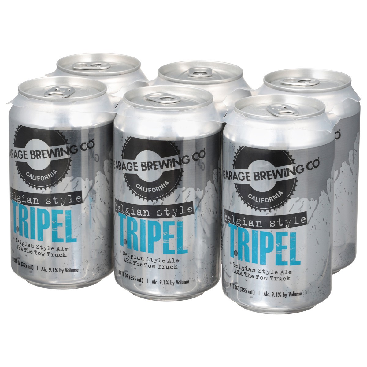 slide 9 of 9, Garage Brewing Co Tripel Belgian Style Beer 6 - 12 fl oz Cans, 6 ct