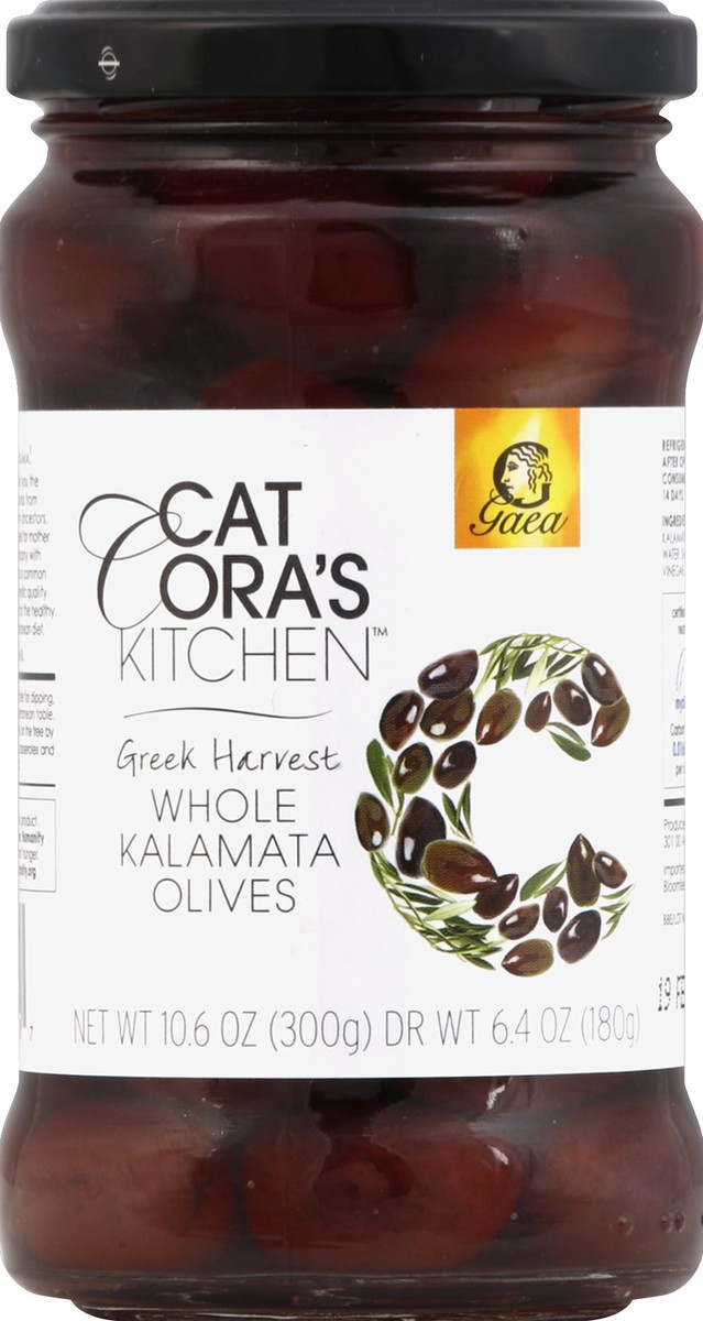slide 2 of 2, Gaea Cat Cora's Kitchen Whole Kalamata Olives, 6.7 oz