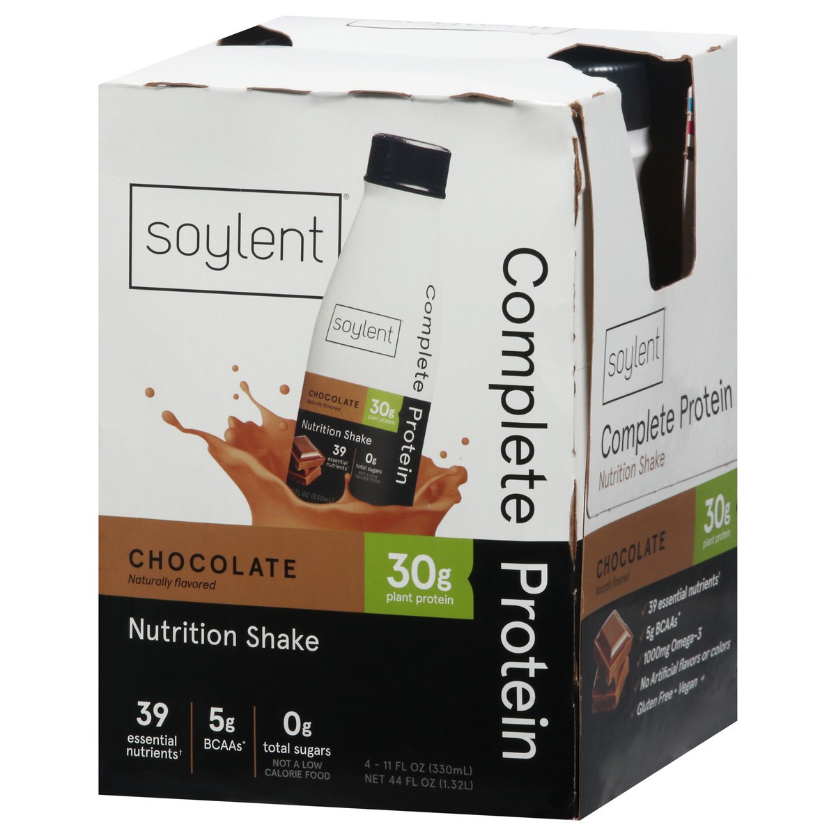 slide 3 of 9, Soylent Drink Protein Chocolate - 4 ct; 44 oz, 4 ct; 44 oz