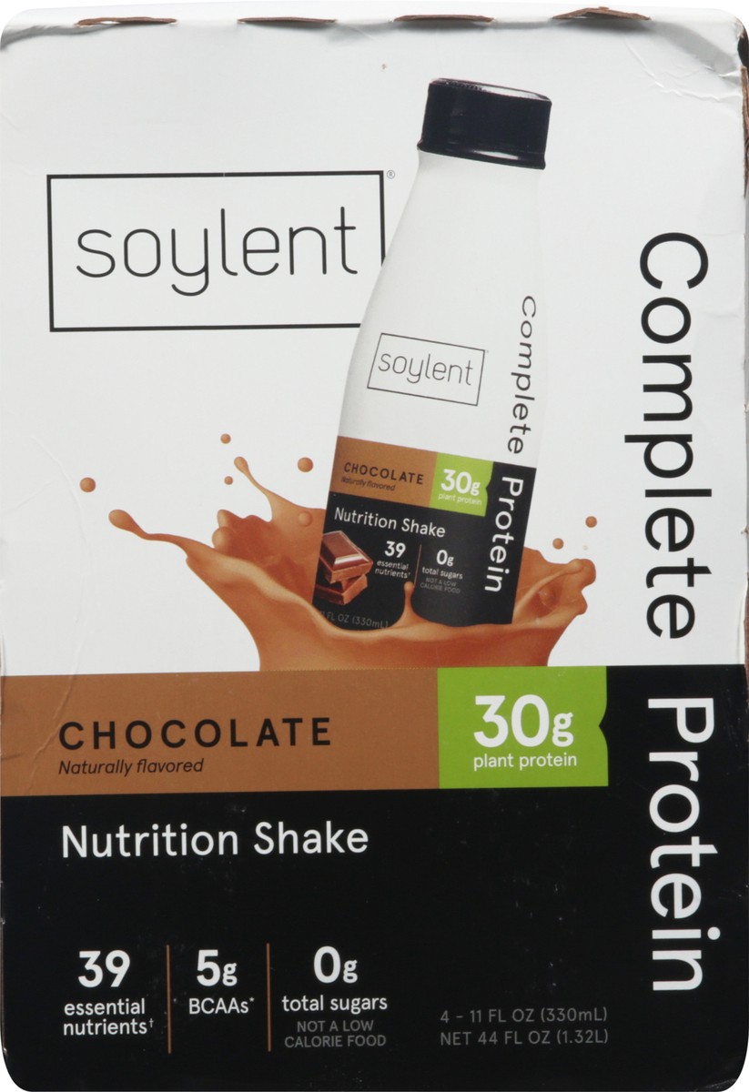 slide 6 of 9, Soylent Drink Protein Chocolate - 4 ct; 44 oz, 4 ct; 44 oz