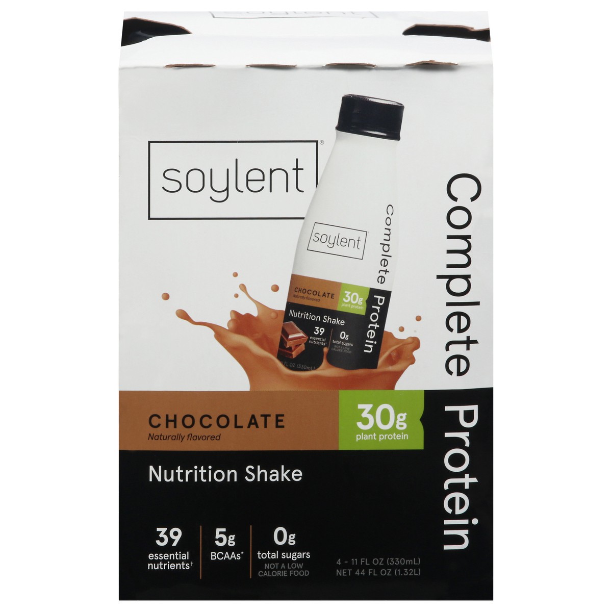slide 1 of 9, Soylent Drink Protein Chocolate - 4 ct; 44 oz, 4 ct; 44 oz