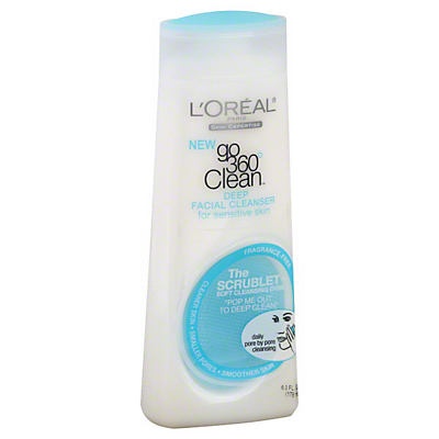 slide 1 of 1, L'Oréal Paris Go 360 Clean By Ideal Deep Facial Cleanser For Sensitive Skin, 6 fl oz