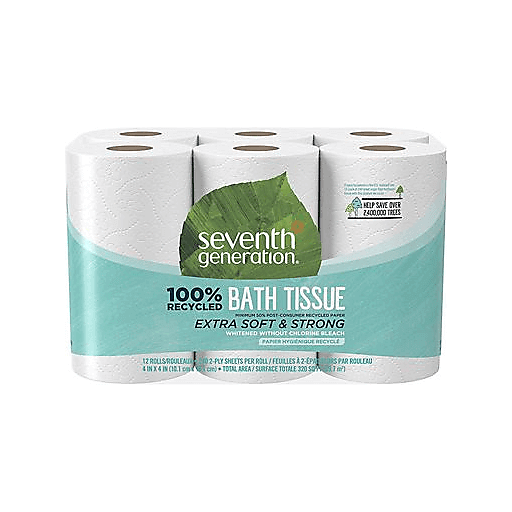 slide 1 of 1, Seventh Generation Bath Tissue, 12 ct