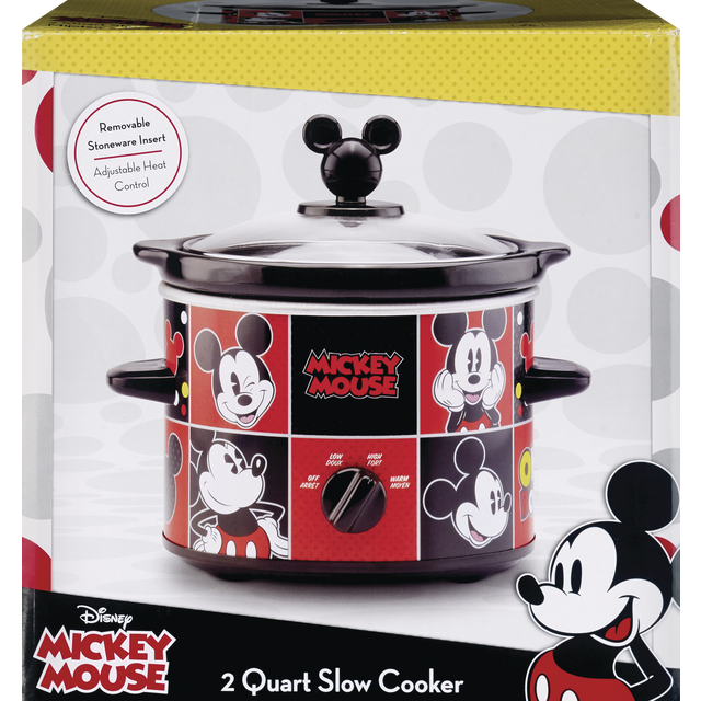 slide 1 of 1, NON BRAND Mickey 2 Qt Slow Cooker, 1 ct