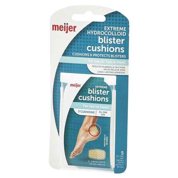 slide 8 of 29, Meijer Extreme Hydrocolloid Blister Cushions, 5 ct