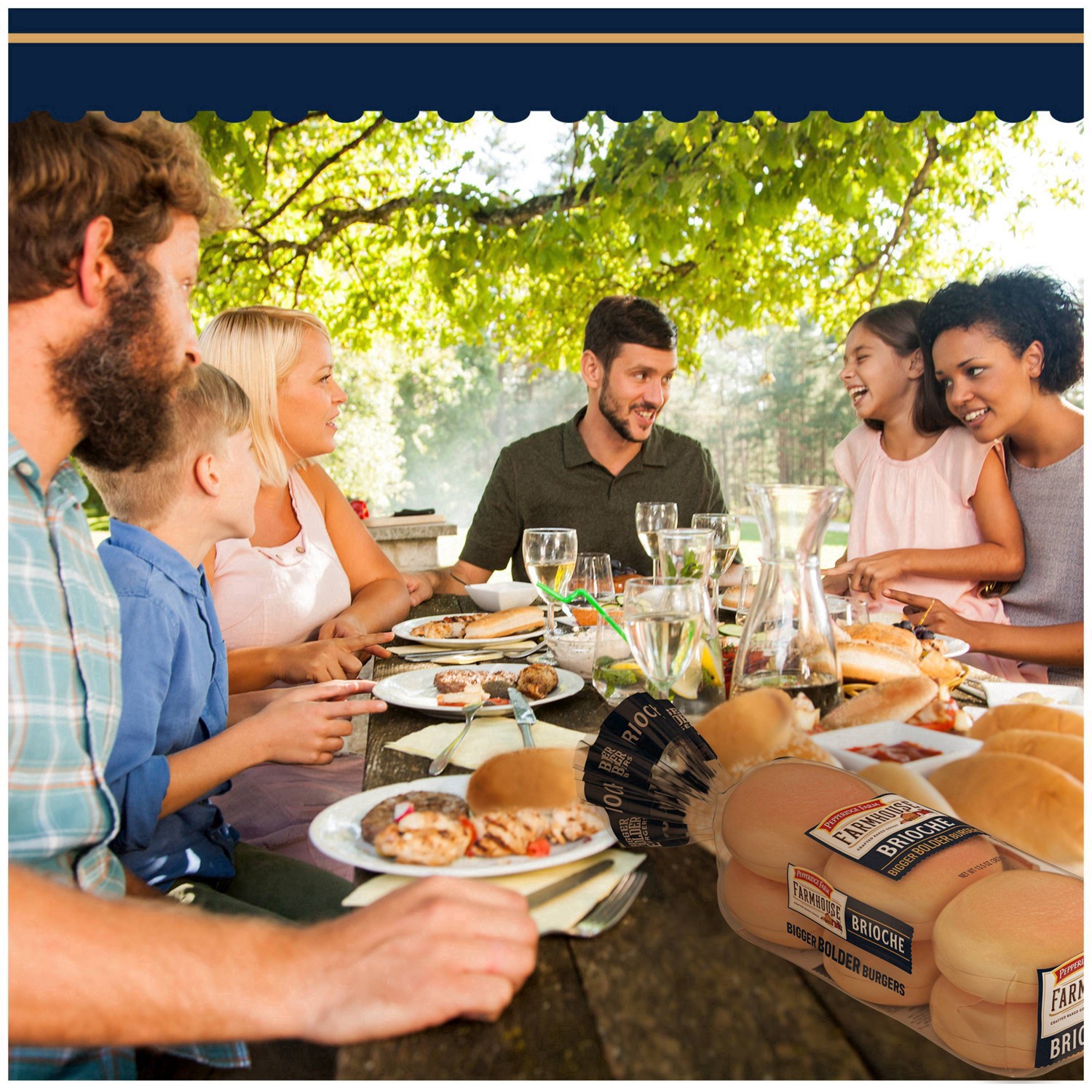 slide 8 of 10, Pepperidge Farm Brioche Hamburger Buns, 13.500 oz