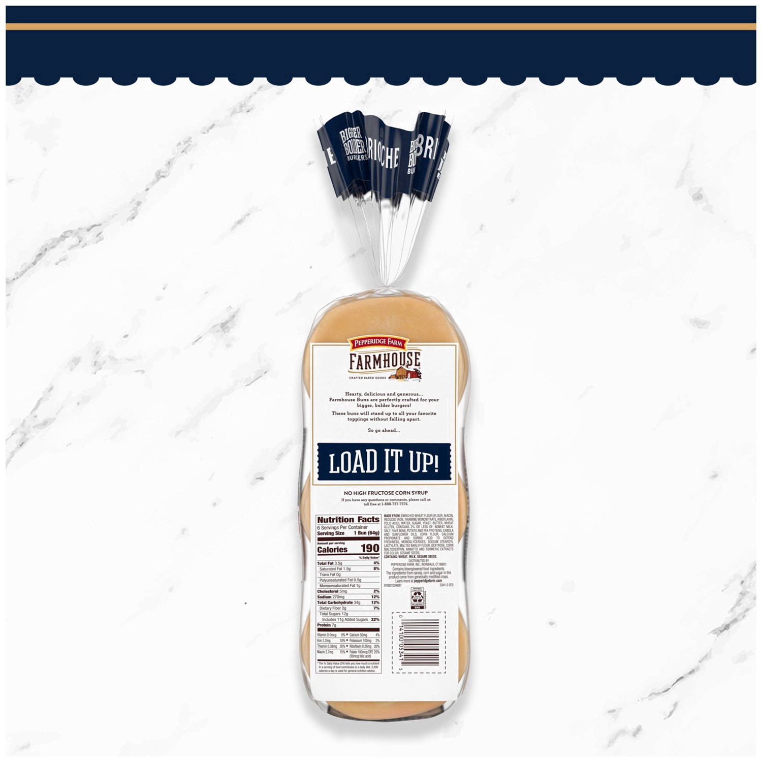 slide 3 of 10, Pepperidge Farm Brioche Hamburger Buns, 13.500 oz