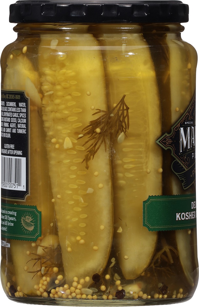slide 5 of 9, Majestic Picklery Premium Deli Style Kosher Dill Pickle Spears - 24 fl oz jar, 24 fl oz