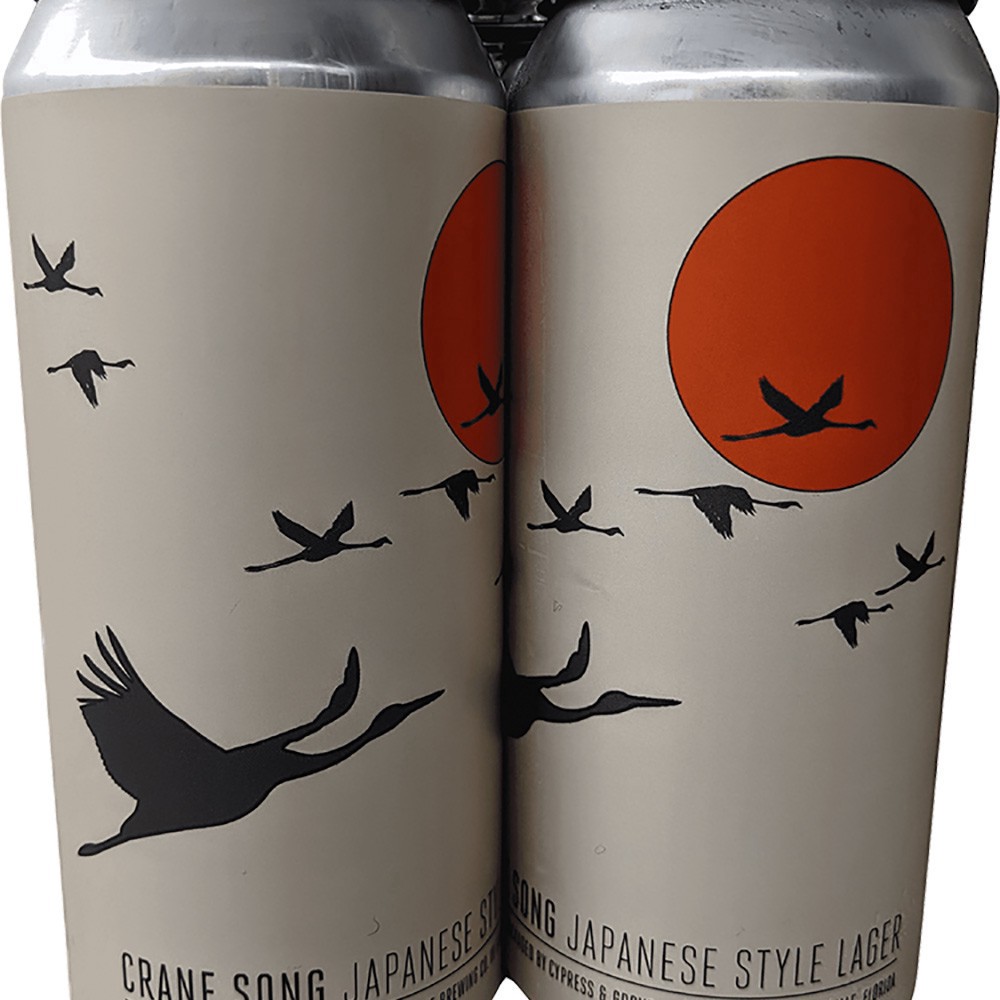 slide 1 of 1, Cypress Grove Crane Song Japanese Style Lager 16 Oz 4 Pack Can, 4 ct; 16 oz