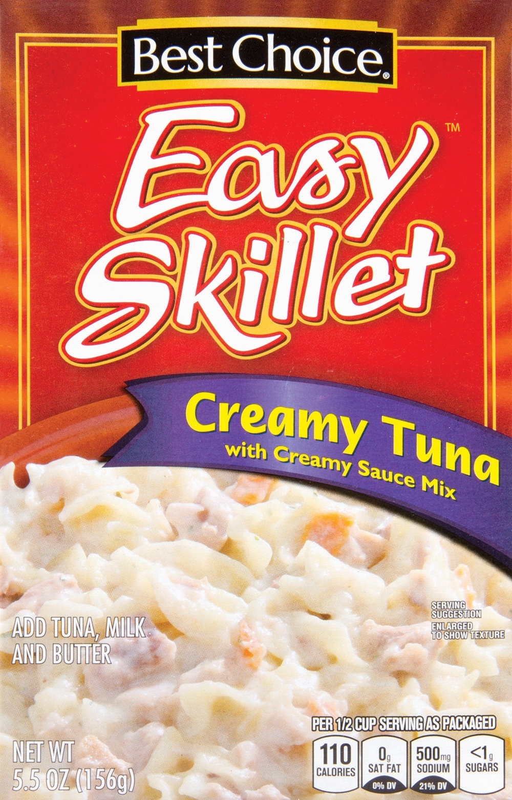 slide 1 of 1, Best Choice Easy Skillet Creamy Tuna Pasta&Creamy Sauce Mix, 8.25 oz