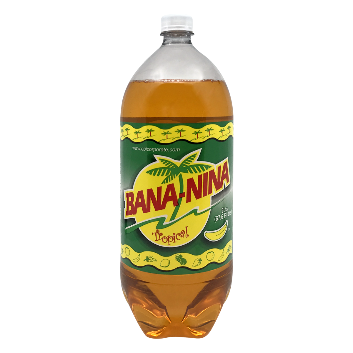 slide 1 of 1, Bananina Trop Soda Pet- 2 liter, 2 liter