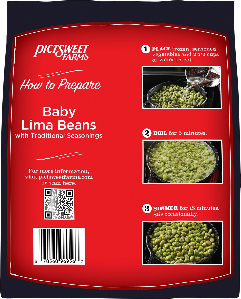slide 4 of 7, PictSweet Baby Lima Beans, with Traditional Seasonings, Seasoned, 16 oz