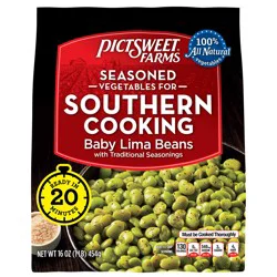 PictSweet Baby Lima Beans, with Traditional Seasonings, Seasoned