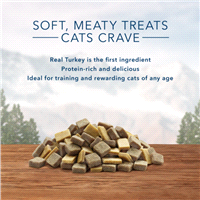 slide 6 of 17, Blue Buffalo Wilderness Grain Free Soft-Moist Cat Treats, Chicken & Turkey, 2 oz