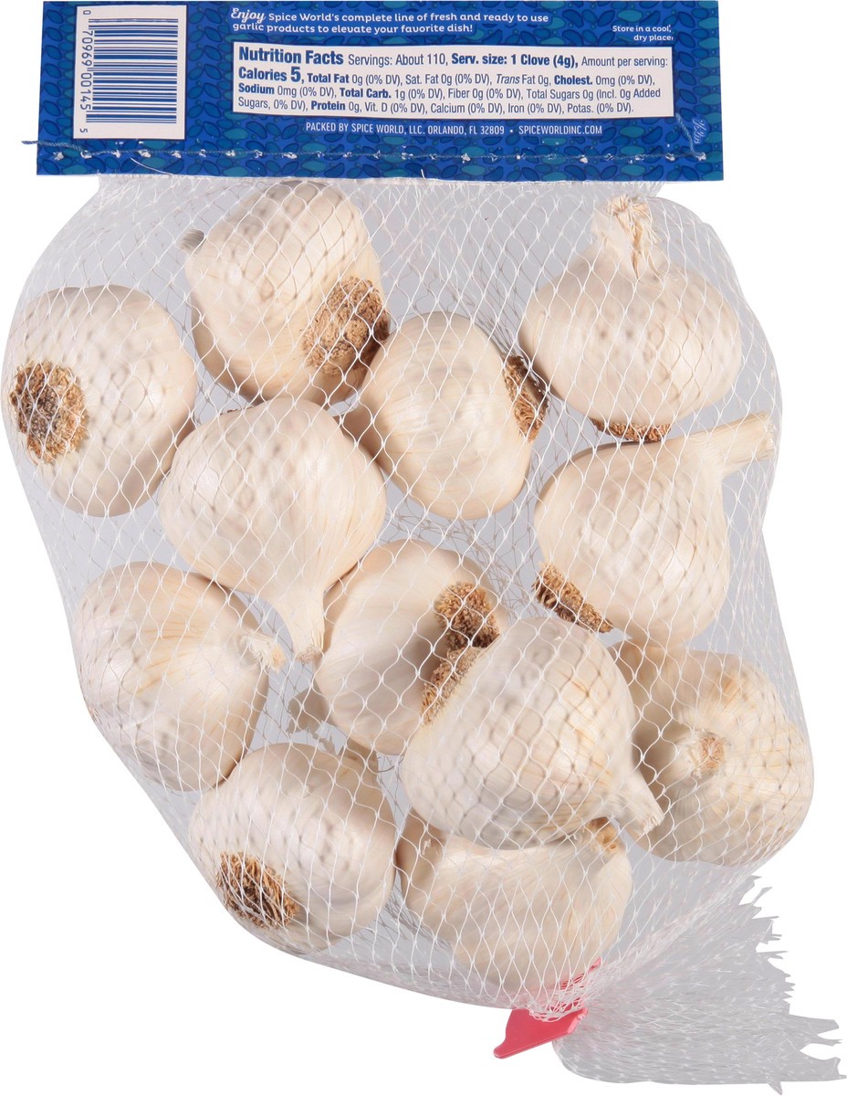 slide 4 of 13, Spice World Fresh Garlic 16 oz, 16 oz