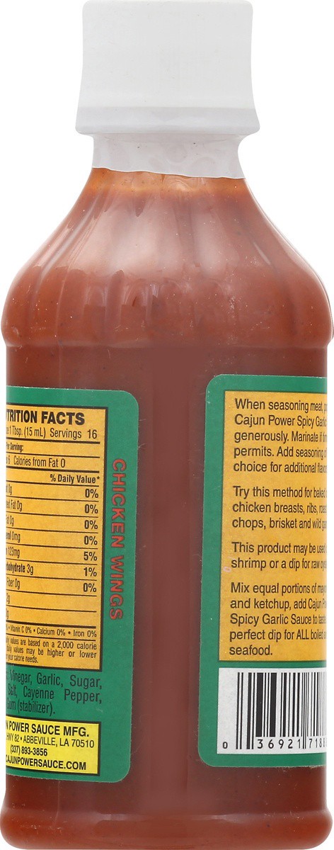 slide 6 of 9, Cajun Power Garlic Sauce Spicy All-purpose, 8 oz