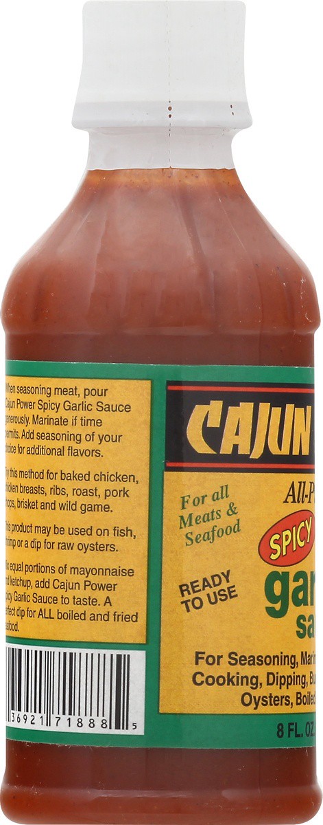 slide 2 of 9, Cajun Power Garlic Sauce Spicy All-purpose, 8 oz