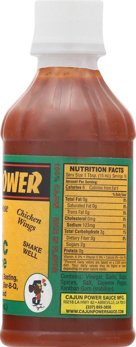 slide 9 of 9, Cajun Power Garlic Sauce Spicy All-purpose, 8 oz