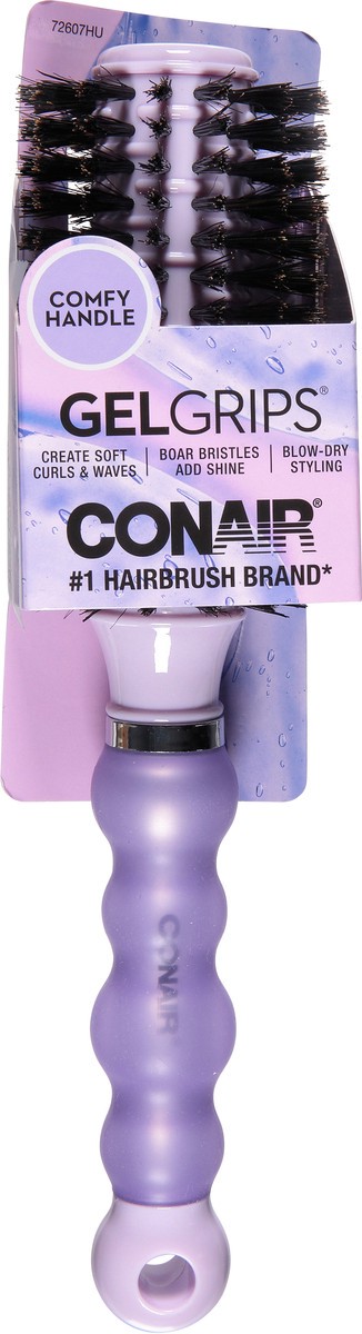 slide 7 of 8, Conair Gel Grips Hair Brush for Blowdry Styling, 1 ct