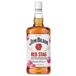 Jim Beam Red Stag Black Cherry Liqueur with Kentucky Straight Bourbon Whiskey 1.75 L