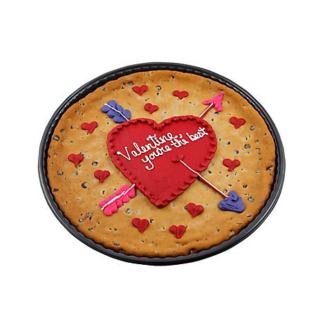 slide 1 of 1, Bakery Cookies Decorated Message Hrts - Each, 1 ct