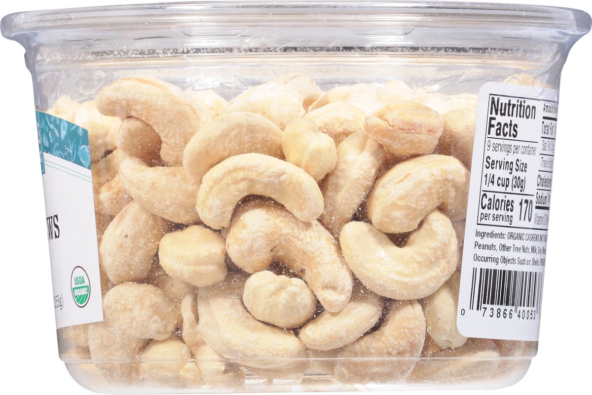 slide 4 of 13, Kn Org Cashews Raw, 9 oz