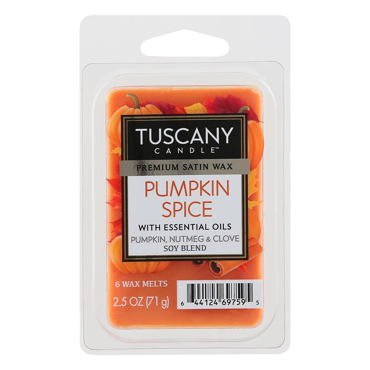 slide 1 of 10, Tuscany Candle Pumpkin Spice Wax Melts, 2.5 oz