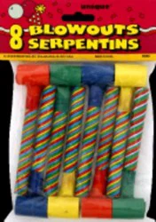 Unique Industries Candy Striped Blowouts