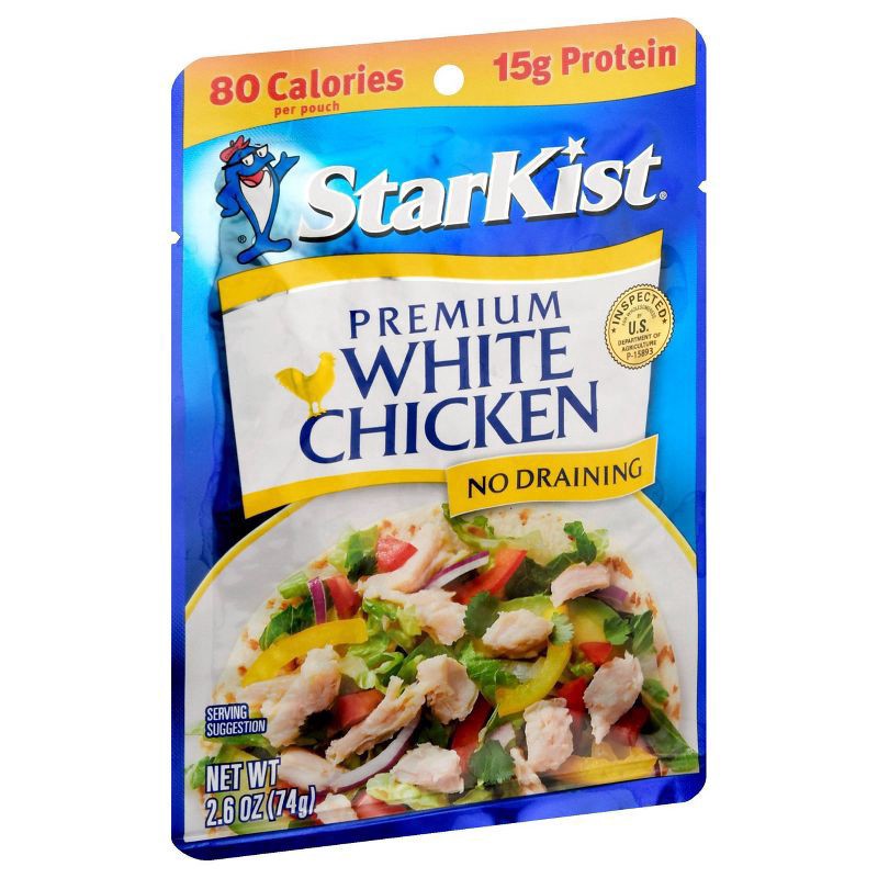 slide 3 of 4, StarKist Premium White Chicken 2.6 oz, 2.6 oz