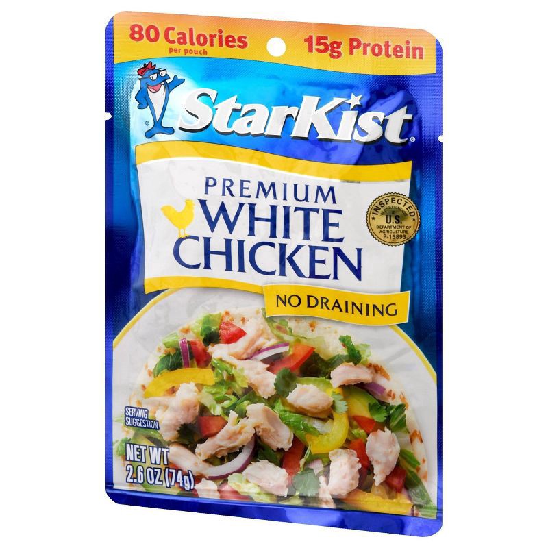 slide 2 of 4, StarKist Premium White Chicken 2.6 oz, 2.6 oz