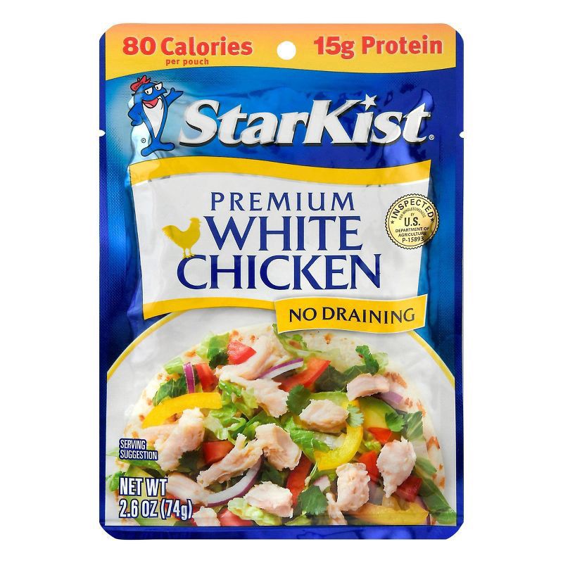 slide 1 of 4, StarKist Premium White Chicken 2.6 oz, 2.6 oz