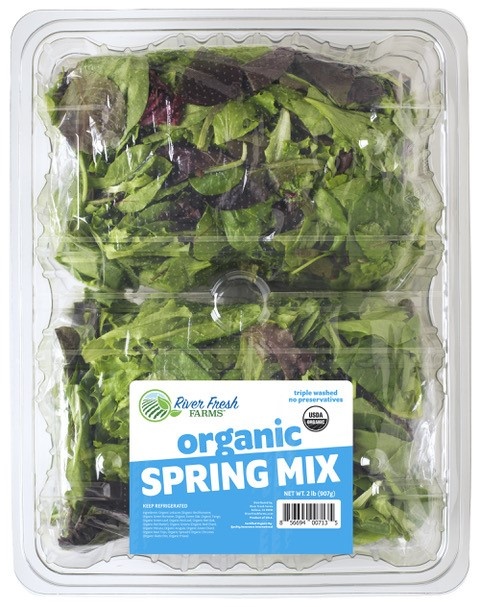 slide 1 of 1, River Fresh Farms Organic Spring Mix, 2 lb