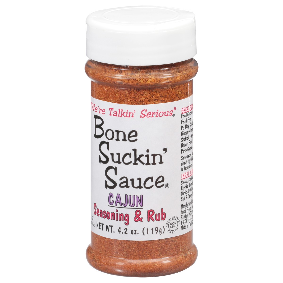 slide 4 of 12, Bone Suckin' Sauce Cajun Seasoning & Rub 4.2 oz, 4.2 oz