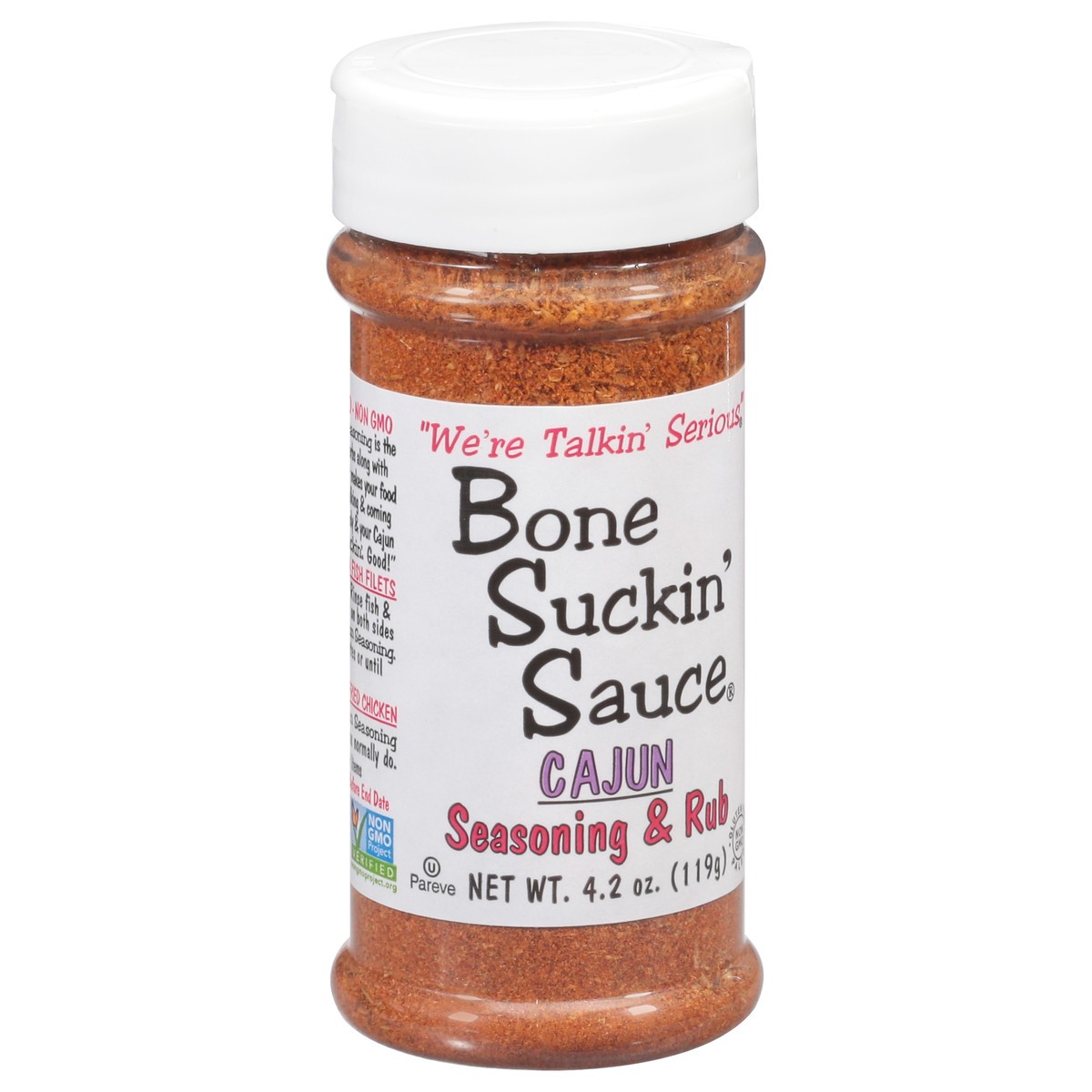 slide 9 of 12, Bone Suckin' Sauce Cajun Seasoning & Rub 4.2 oz, 4.2 oz