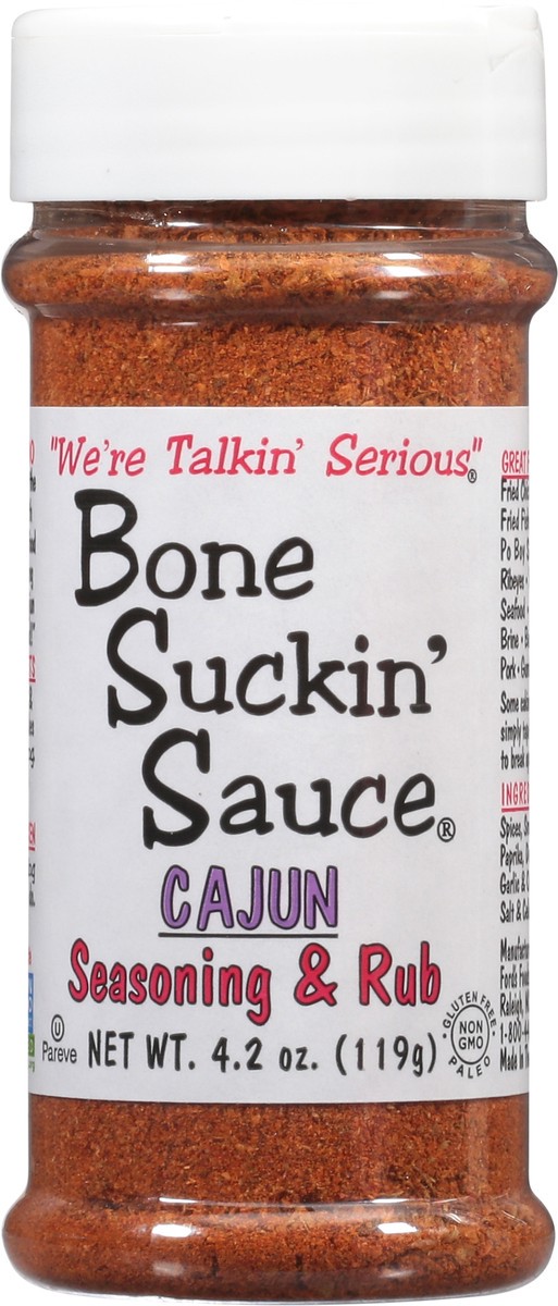 slide 8 of 12, Bone Suckin' Sauce Cajun Seasoning & Rub 4.2 oz, 4.2 oz