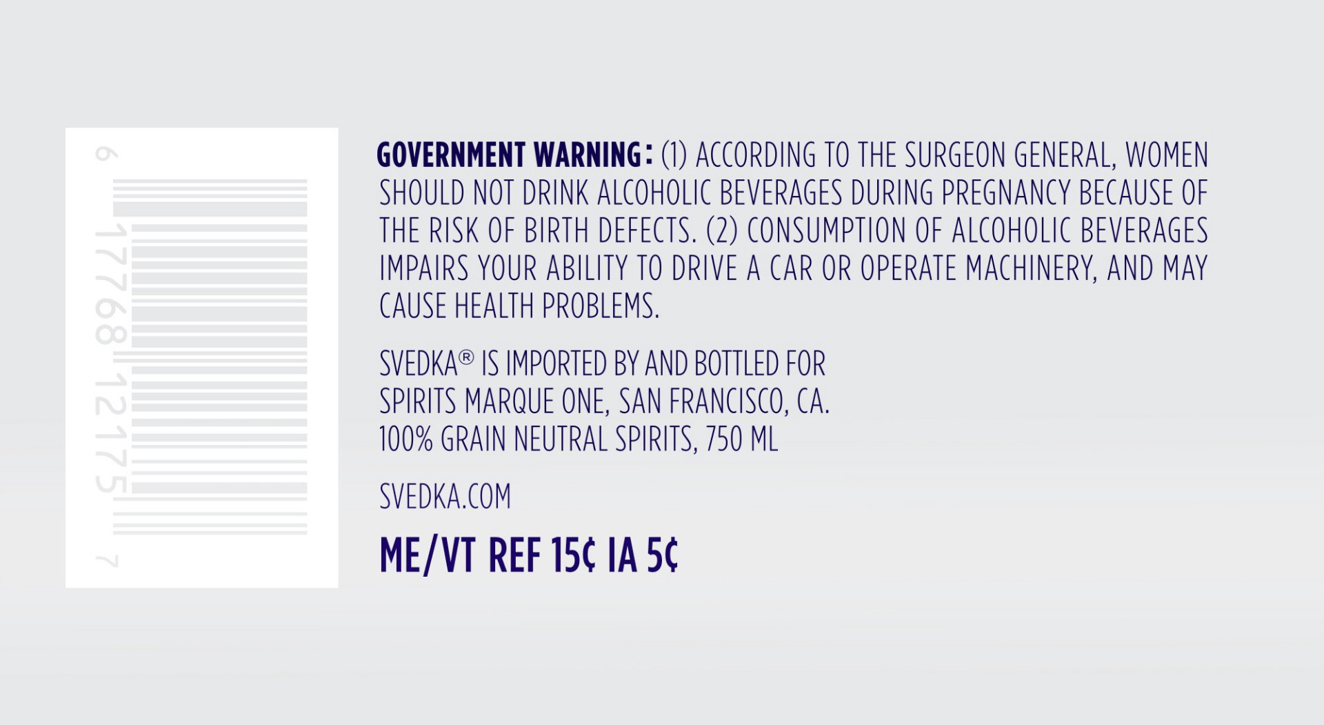 slide 2 of 2, SVEDKA Vodka, 750 ml