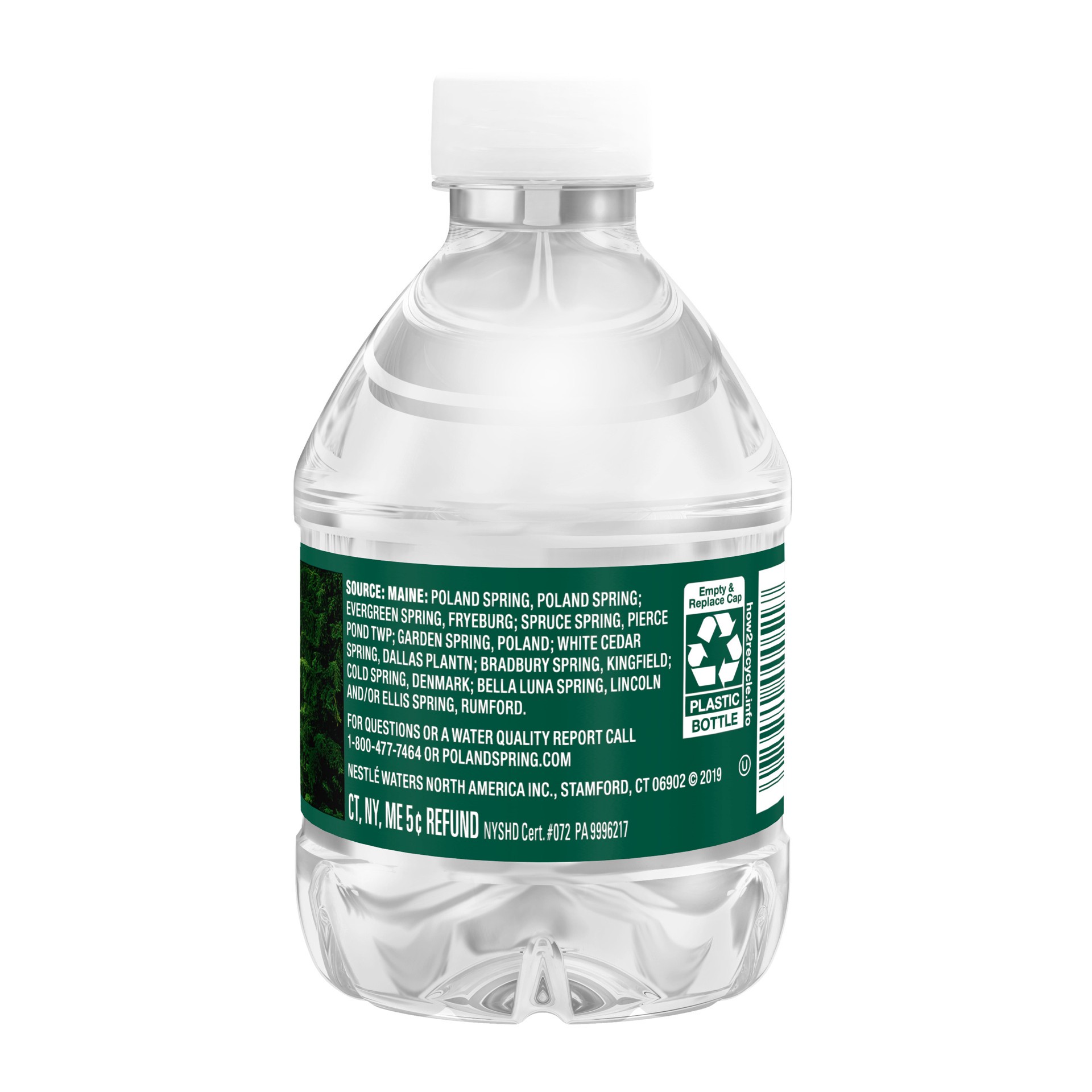 slide 3 of 4, Poland Spring Brand 100% Natural Spring Water, 8-ounce mini plastic bottle, 8 oz