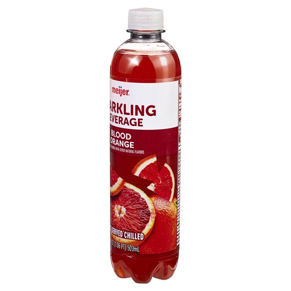 slide 4 of 29, Meijer Blood Orange Sparkling Beverage - 17 oz, 17 oz