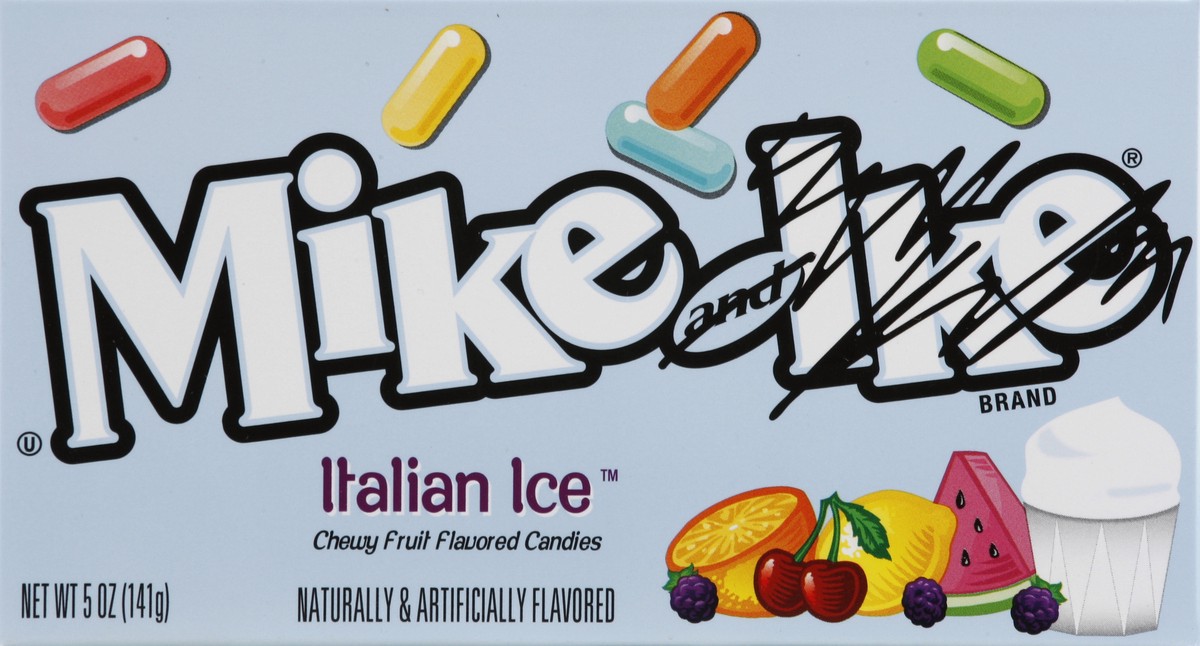 slide 4 of 4, MIKE AND IKE Italian Ice Fruit Flavored Candies, 1 ct