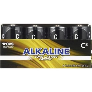 slide 1 of 1, CVS Health Cvs Alkaline Batteries C, 8Ct, 8 ct