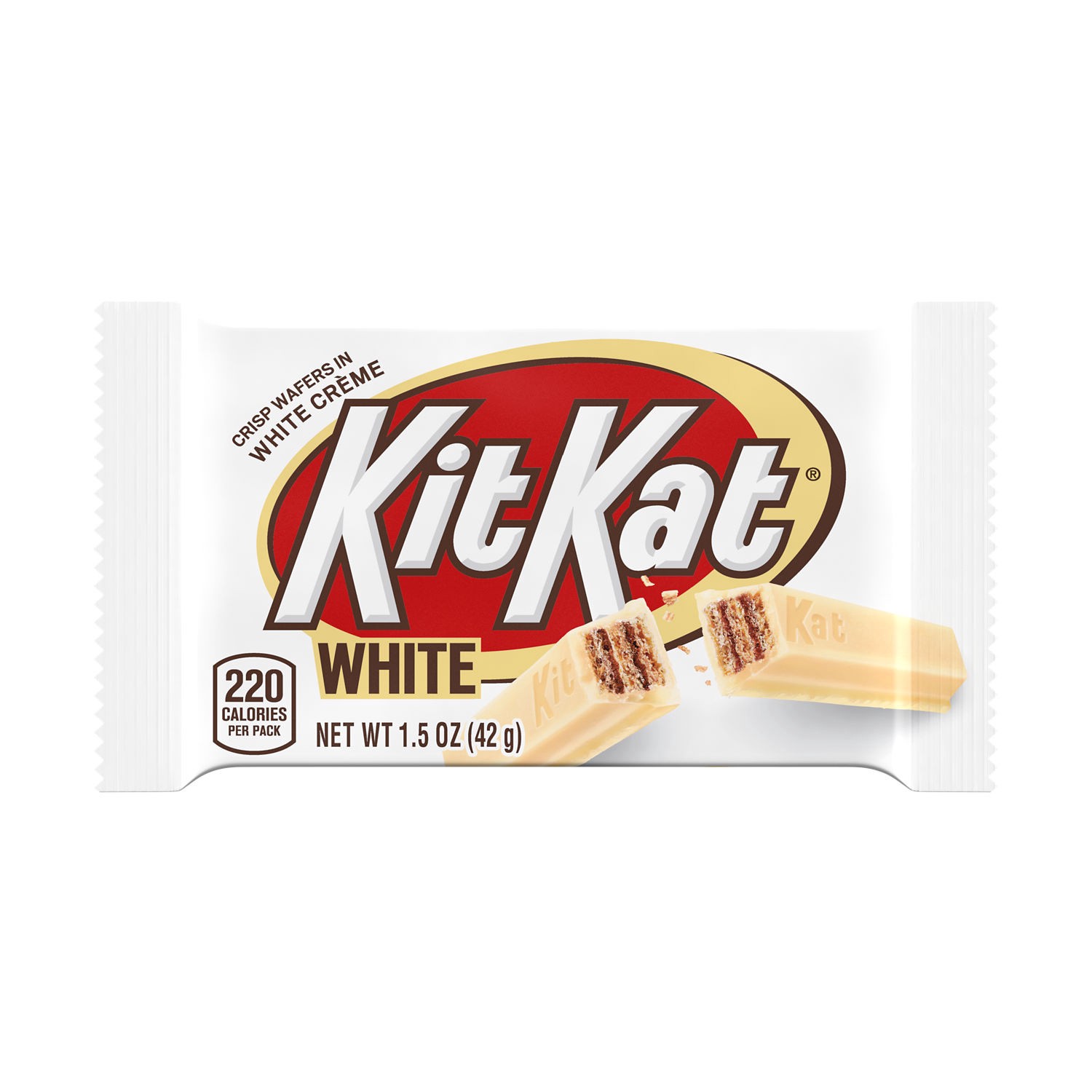 slide 2 of 7, KIT KAT White Creme Wafer Candy Bars, 1.5 oz (24 Count), 1.5 oz