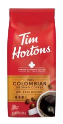 Tim Hortons Columbia Dark Medium Roast Ground Coffee - 12 oz