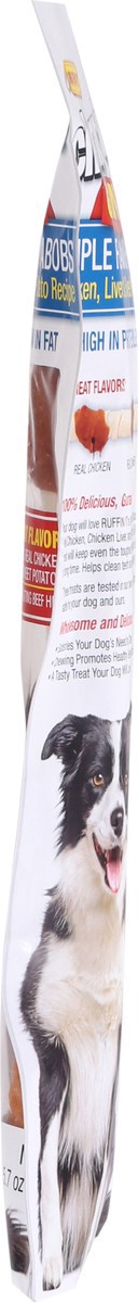 slide 3 of 11, Ruffin' It Chomp'ems Giant Triple Flavor Kabobs Dog Chews 2 ea, 2 ct