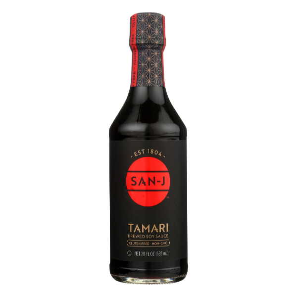 slide 1 of 1, San-J Tamari Gluten Free Soy Sauce, 20 oz