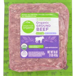 Simple Truth Organic Ground Beef 90% Lean 100% Grass Fed