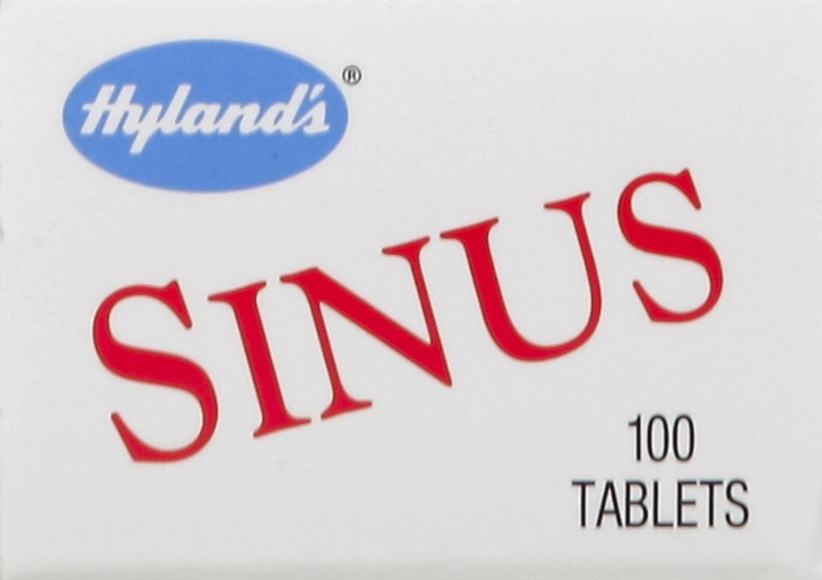 slide 3 of 5, Hyland's Sinus 100 ea, 100 ct