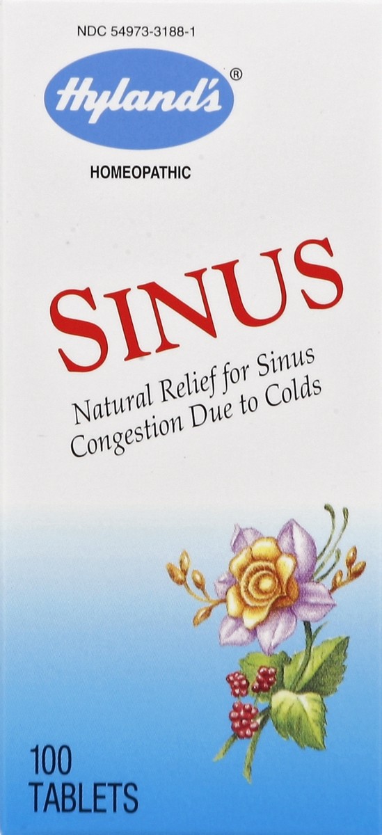 slide 2 of 5, Hyland's Sinus 100 ea, 100 ct