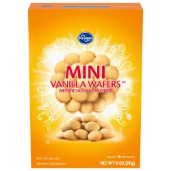 Kroger Mini Vanilla Wafer Cookies