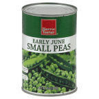 slide 1 of 1, Harris Teeter Small Early June Peas, 15 oz